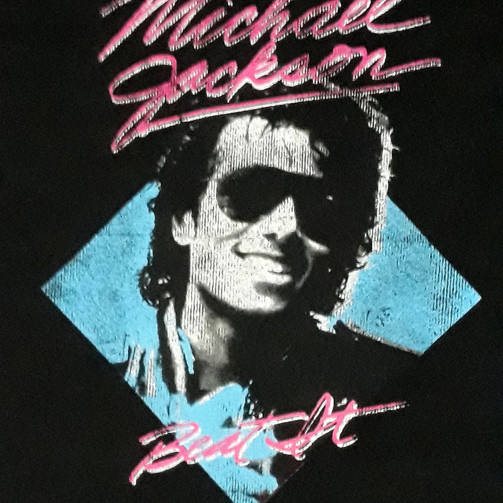 Michael Jackson Beat It Pop King 3/4 Tee M NWT - Picture 3 of 3